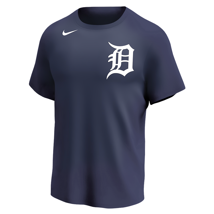 Tigers MLB Adult League Team Jerseys - Elevate Your Game with Nike Wordmark Poly Tees - N223